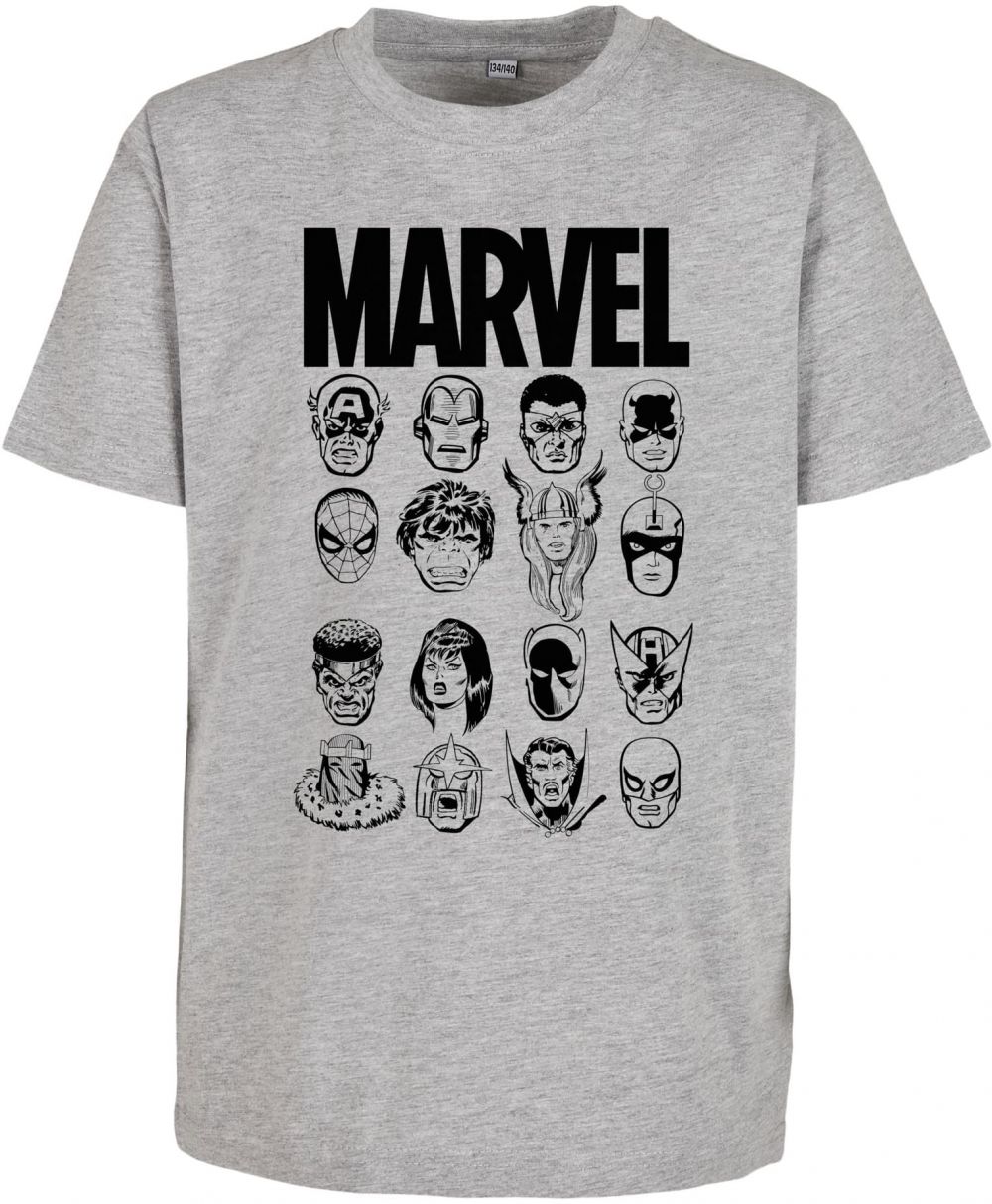 Marvel Crew Children's T-Shirt Heather Grey