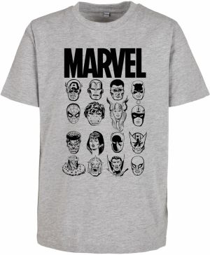 Marvel Crew Children's T-Shirt Heather Grey