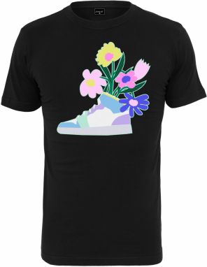 Women's T-shirt Flower Sneaker Tee black