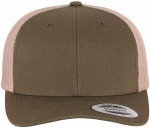 Retro Trucker 2-Tone mossgreen/khaki