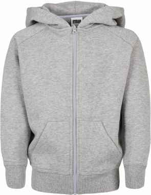 Boys' zip-up sweatshirt grey