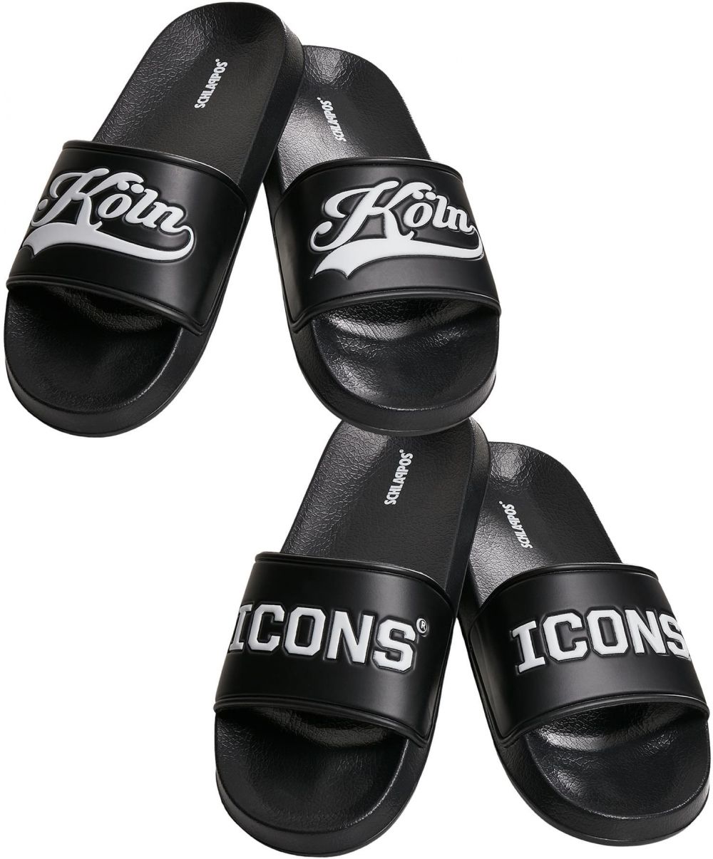 Slides 2-pack black/white