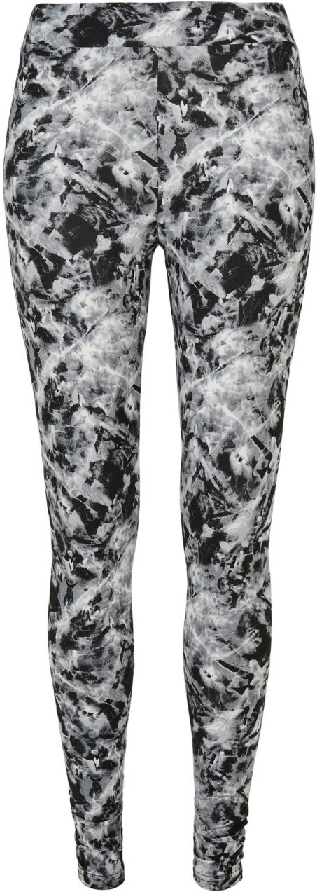 Women's Soft Leggings AOP Black Fading