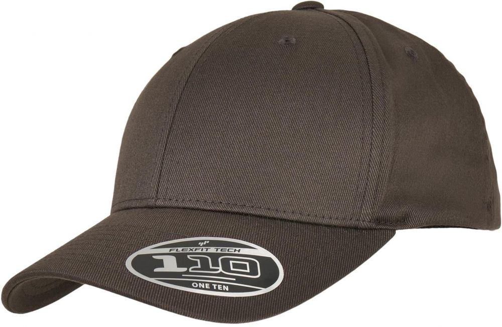 Flexfit 110 Curved Visor Snapback Dark Grey