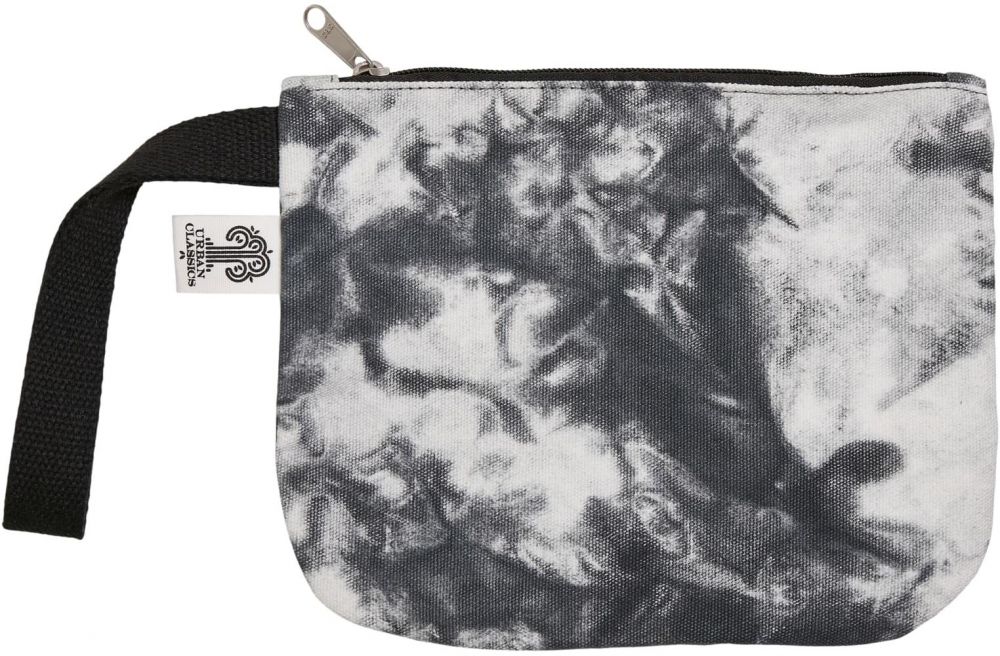 Tie Dye Cosmetic Pouch Black/White