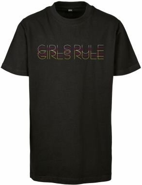 Children's T-shirt for girls in black