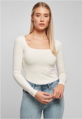 Women's Organic Long Sleeve Body whitesand