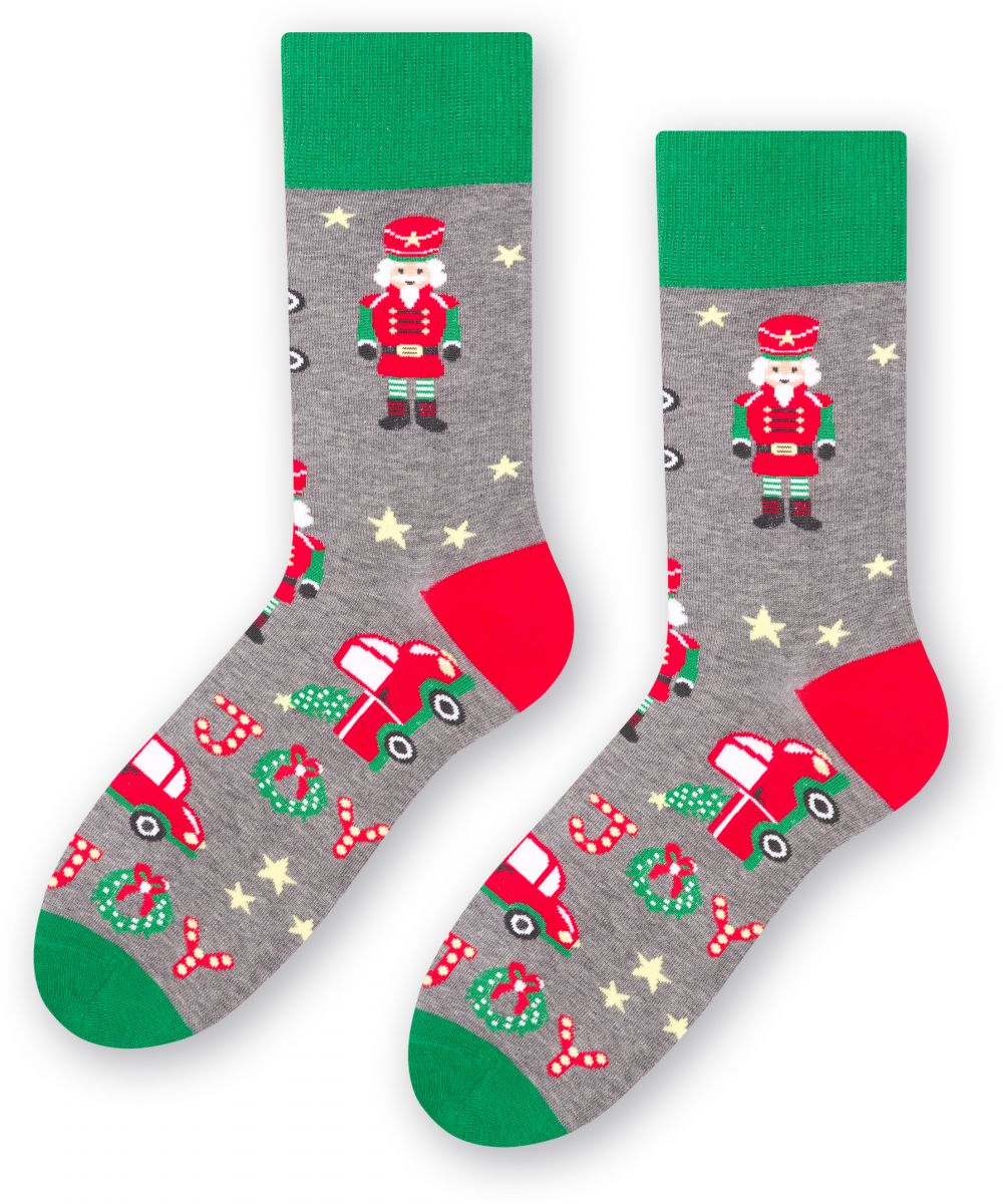 Socks 136-130 Melange-Grey Melange-Grey