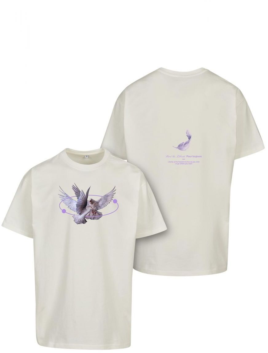 Vive la Liberte Oversize T-Shirt ready to be dyed
