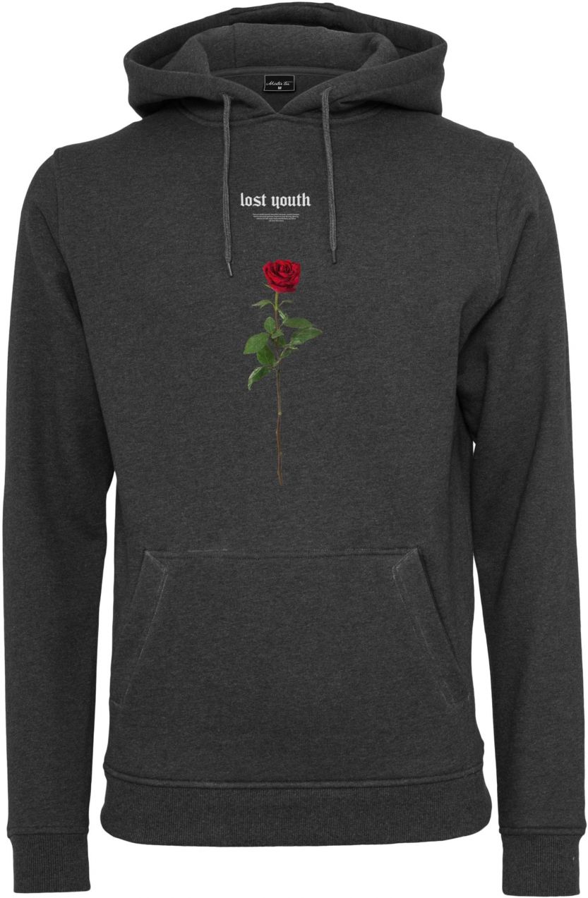 Lost Youth Rose Hoody Charcoal