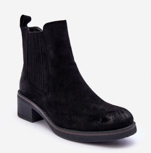 Classic Suede Shoes Women's Black Metanassa