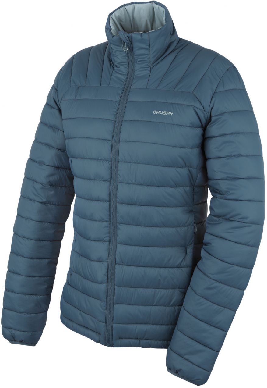 HUSKY Nodiq L dark mint/faded mint women's filled reversible jacket