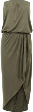 Women's Olive Bandeau Dress