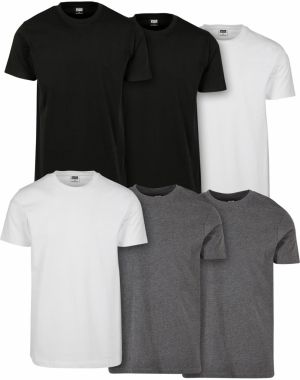 Basic T-Shirt 6-Pack blk/blk/wht/wht/chrcl/chrcl