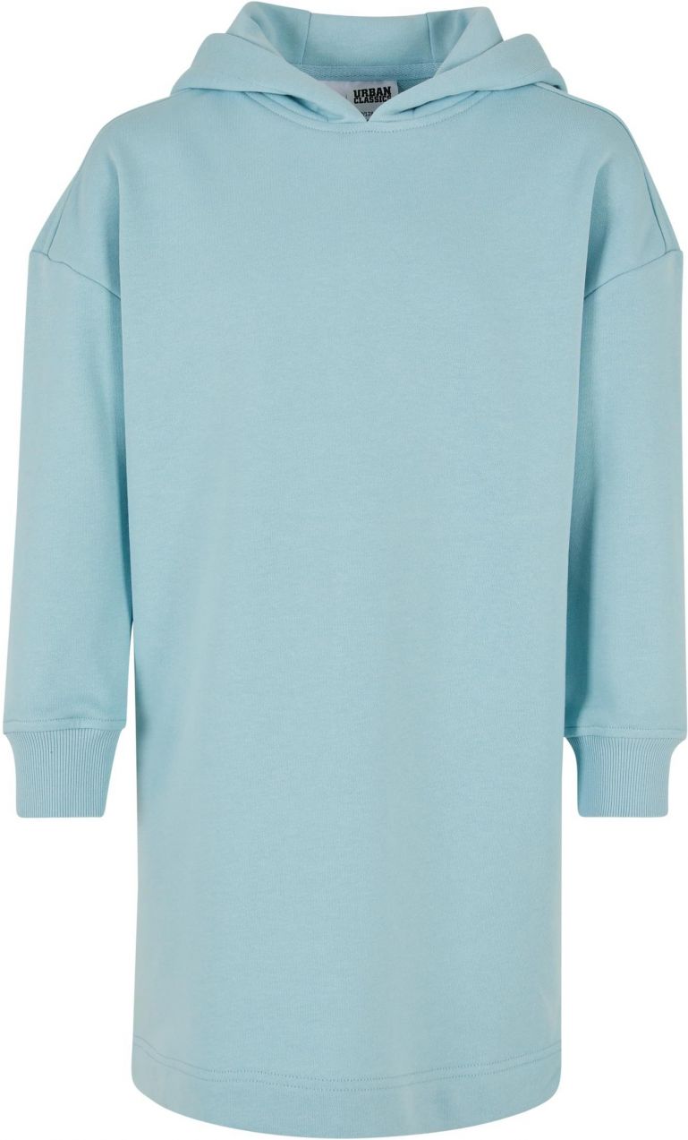 Girls' Oversized Terry Hoody Ocean Blue Dress