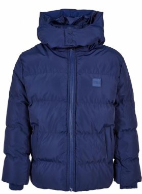 Boys' Puffer Hooded Jacket spaceblue