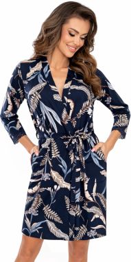 Helen dark blue bathrobe dark blue