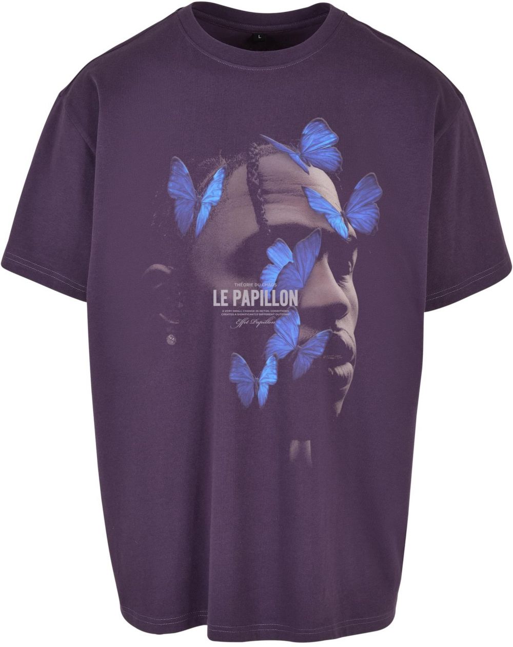Le Papillon Oversize Tee purplenight