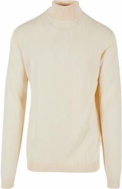 Knitted turtleneck whitesand
