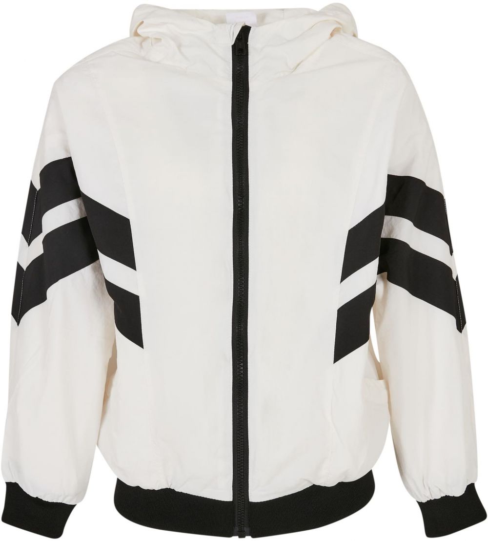 Girls' Crinkle Batwing Jacket White/Black