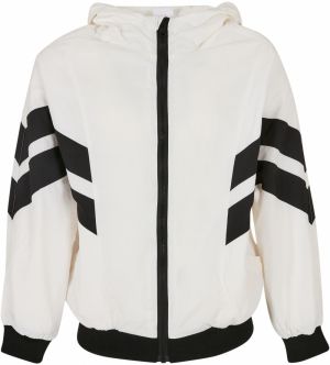 Girls' Crinkle Batwing Jacket White/Black