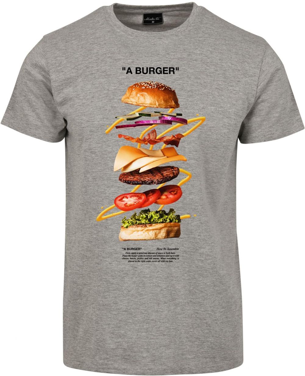 Burger Tee Heather Grey