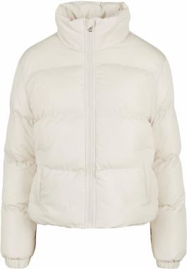 Women's short peach jacket with white sand