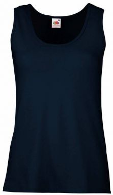Dámske tričko Valueweight Vest Fruit of the Loom námornícka modrá