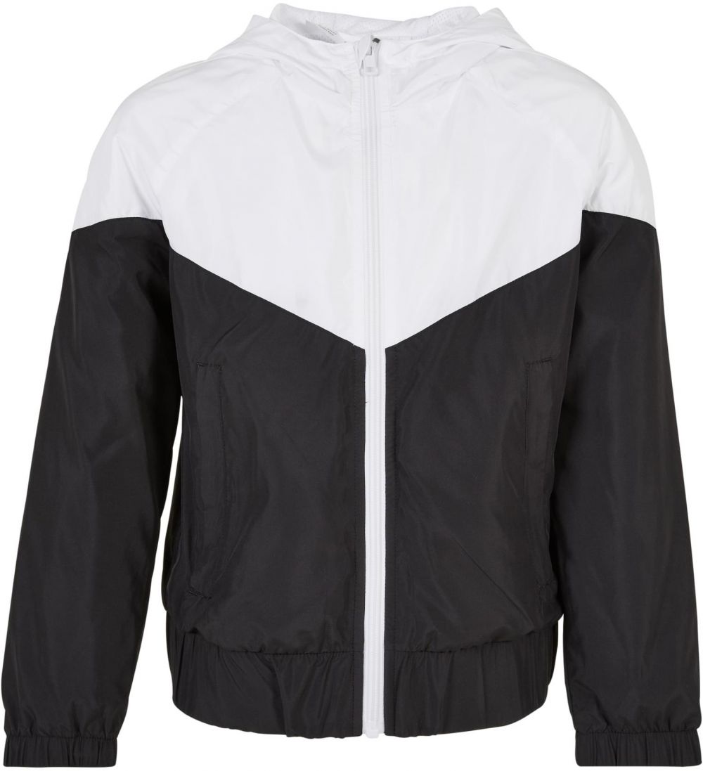 Girls' windbreaker Arrow white/black