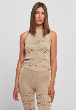 Women's Short Crochet Neckerchief Top Softseagrass
