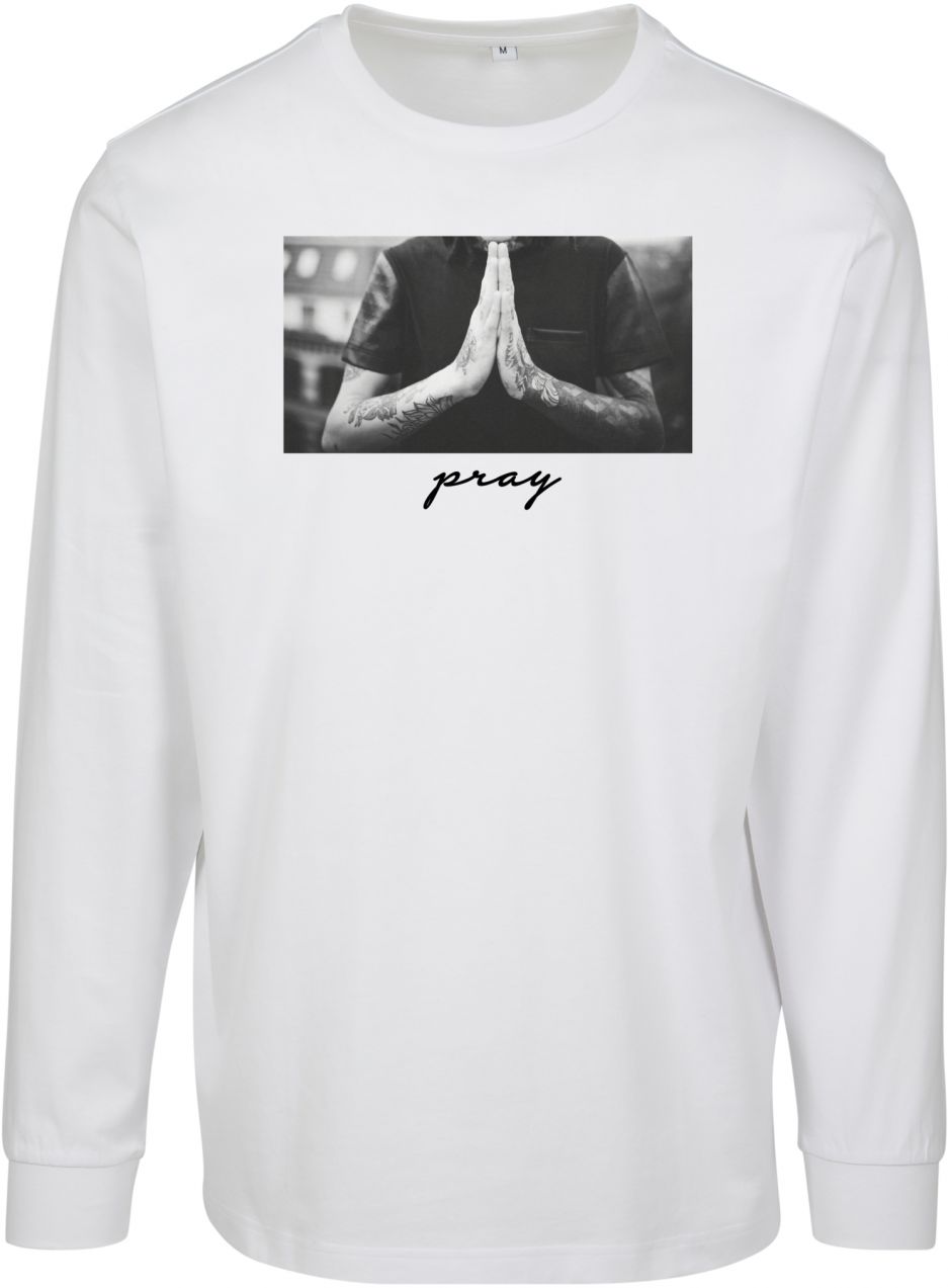 Pray the long sleeve white