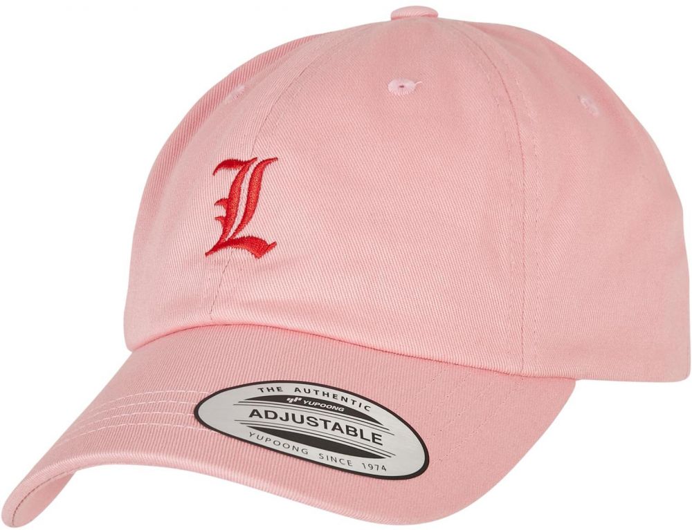 Letter Pink Low Profile Cap L
