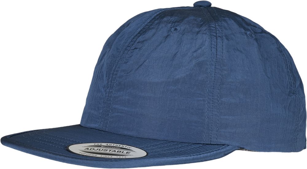 Adjustable nylon cap blue
