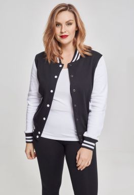 Women's two-tone College sweatshirt blk/wht