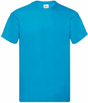 Blue Men's T-shirt Original Fruit of the Loom