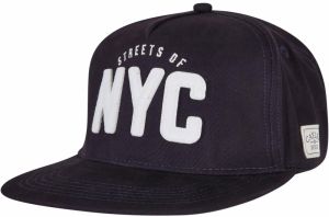 Street NYC Navy Cap/White