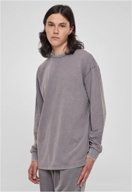 Asphalt Heavy Boxes Acid Wash Long Sleeve