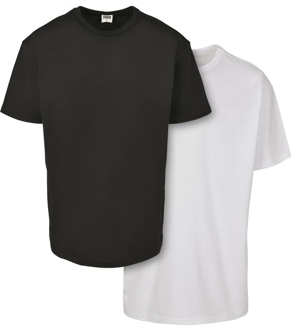 Organic Basic T-Shirt 2-Pack Black+White