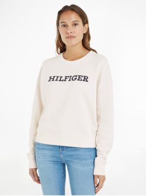 Krémová dámska mikina Tommy Hilfiger