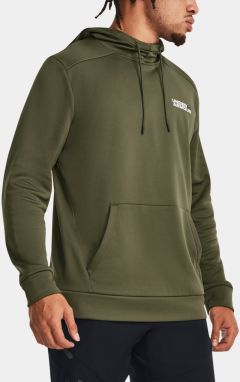 Zelená športová mikina Under Armour UA Armour Fleece Graphic HD