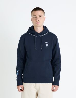 Mikiny s kapucou pre mužov Celio - tmavomodrá