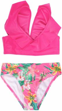 Yoclub Kids's Girls' Two-Piece Swimming Costume LKD-0034G-A100