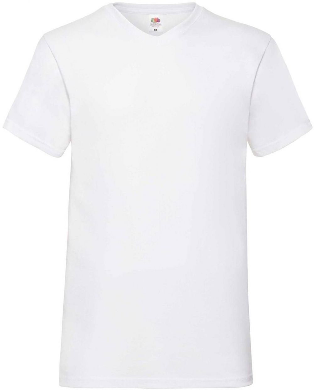 Biele pánske tričko Valueweight V-Neck Fruit of the Loom