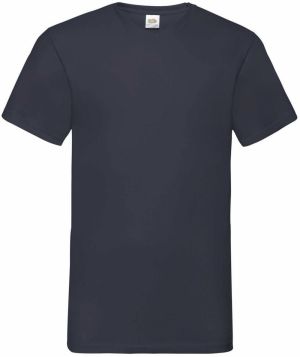 Granatowa koszulka męska Valueweight V-Neck Fruit of the Loom