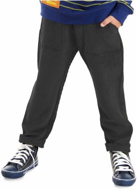 Chlapčenské nohavice Corduroy Anthracite
