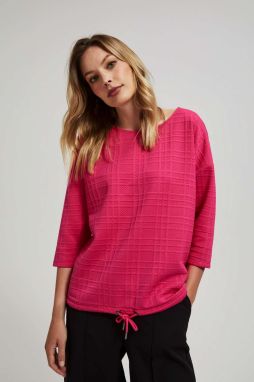 Sweatshirt with 3/4 sleeves