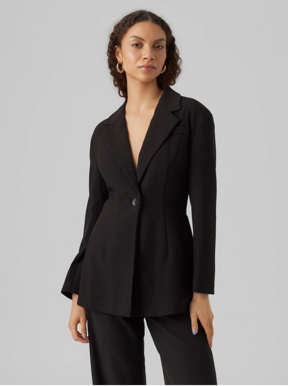 Čierne dámske sako AWARE by VERO MODA Gabrielle