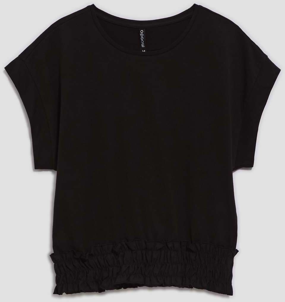WOMEN'S T-SHIRT L-TS-4090 BLACK