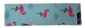 Headband - turquoise - flamingos