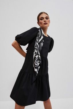 LADY'S DRESS L-SU-4017 BLACK